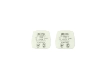 3M™ Secure Click™ Replaceable Particulate Filter P3 R, D7935, balení 4 ks