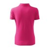 Pique Polo Free-purpurová