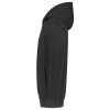 Hooded Sweat Jacket Washable 60°C-tmavosivý