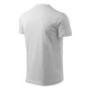 V-neck-svetlosivý melír