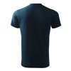 Heavy V-neck-tmavomodrá