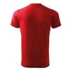 Heavy V-neck-červená