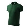 Pique Polo-dark green