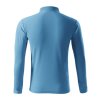 Pique Polo LS-svetlomodrá