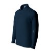 Pique Polo LS-tmavomodrá