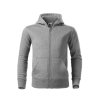 Trendy Zipper-tmavosivý melír
