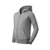 Trendy Zipper-tmavosivý melír