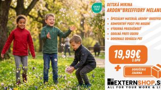 Kvalitná funkčná mikina pod 20 €? Máme! 🤩 Doprajte deťom komfort, ktorý si zaslúžia. Detská mikina ARDON®Breeffidry...