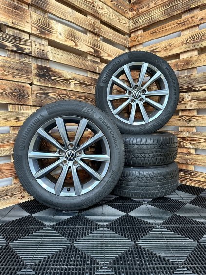 ZIMNÍ - VW Arteon, Passat B8 - originální ALU disky 5x112 R17 (3G8071497 ) - sada 4 ks