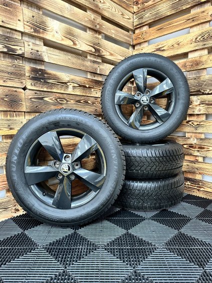 ZIMNÍ - Škoda Karoq - originální ALU disky 5x112 R16 (57A601025S) - sada 4 ks
