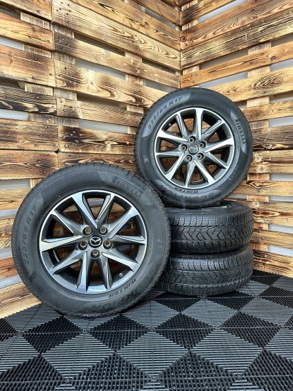 ZIMNÍ - Mazda CX-5 - originální ALU disky 5x114,3 R17 - sada 4 ks