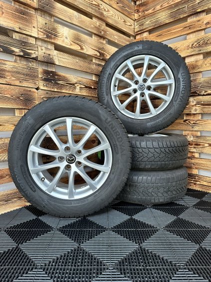 ZIMNÍ - Mazda CX-5 - originální ALU disky 5x114,3 R17 - sada 4 ks