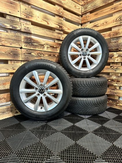 ZIMNÍ - VW Passat B8 - originální ALU disky 5x112 R16 (3G0071496B) - sada 4 ks