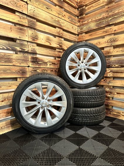 ZIMNÍ - Tesla model S - originální ALU disky 5x120 R19 (1059337) - sada 4 ks