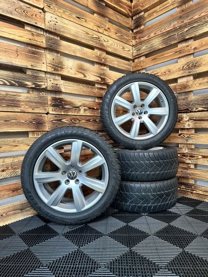 ZIMNÍ - VW Phaeton - originální ALU disky 5x112 R18 (3D0601025AM) - sada 4 ks