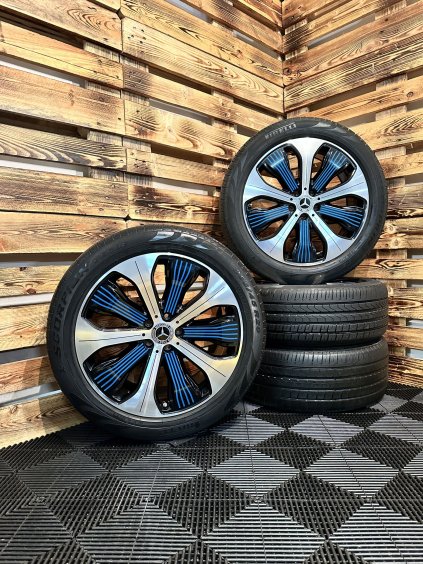 LETNÍ - Mercedes Benz EQC W293 - originální ALU disky 5x112 R20 (A2934010500, A2934010300) - sada 4 ks