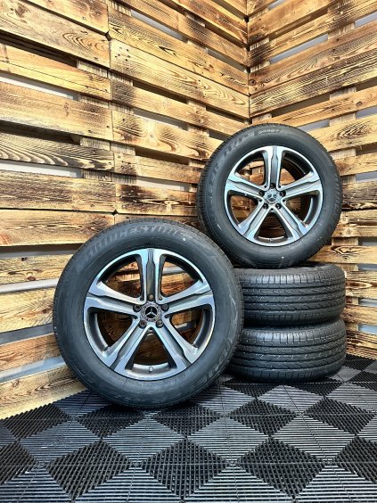 LETNÍ - Mercedes Benz GLC W253 - originální ALU disky 5x112 R18 (A2534010700) - sada 4 ks