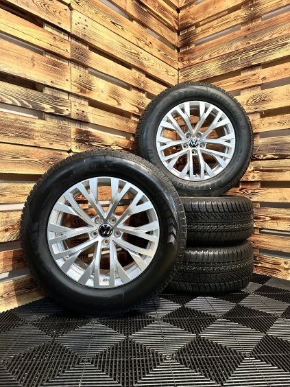 ZIMNÍ - VW Touareg III - originální ALU disky 5x112 R18 (760601025H) - sada 4 ks