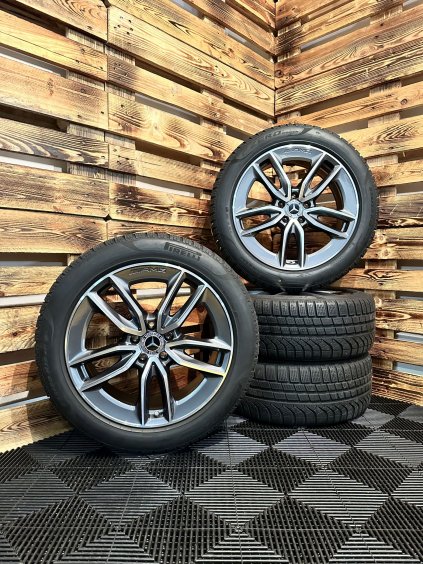 ZIMNÍ - Mercedes Benz GLA, GLB W247 - originální ALU disky AMG 5x112 R19 (A2474011800) - sada 4 ks