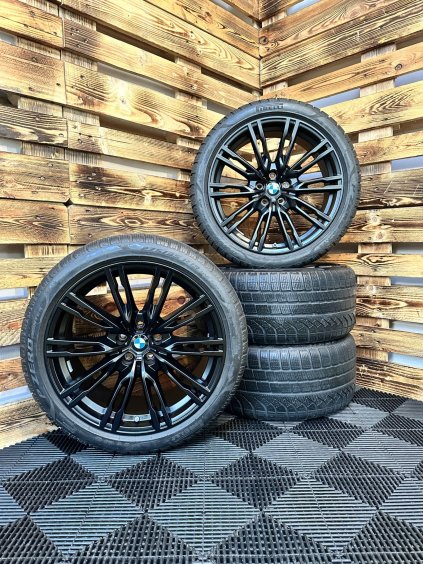 ZIMNÍ - BMW M2 G87, M3 G80, M4 G82 - originální ALU disky M-Performance 5x112 R19 (8093844, 8093845) - sada 4 ks