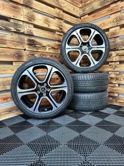 ZIMNÍ - Mercedes Benz třída E - originální ALU disky 5x112 R19 (A2134013400) - sada 4 ks