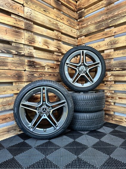 ZIMNÍ - Mercedes Benz CLS W257 - originální ALU disky AMG 5x112 R19 (A257) - sada 4 ks