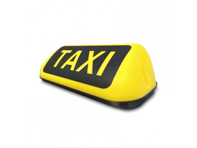 Taxi světlo na střechu auta s magnetem, 12V - 35x15x12 cm