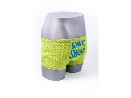 Zátěžové plavky Drag Suit velké logo - zelené