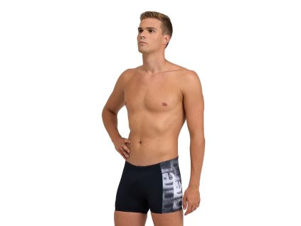 Pánské plavky arena Feel černo bílé