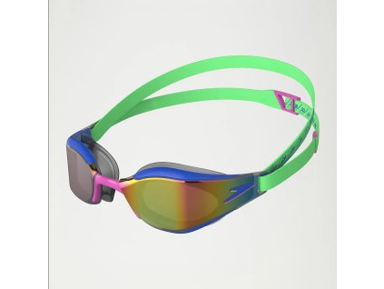 Plavecké brýle Speedo Fastskin Hyper Elite Mirror zeleno modré
