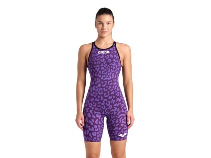 Plavky W POWERSKIN CARBON AIR2 leopard otevřená záda