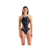 Dámské plavky Arena Performance ONE LACQUER černo bílé