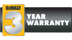 DeWALT predĺžená záruka na 3 roky