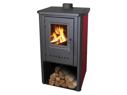 Kachle Thalia Pella, červené, 5,4 kW, 85 cm | ajtech.sk