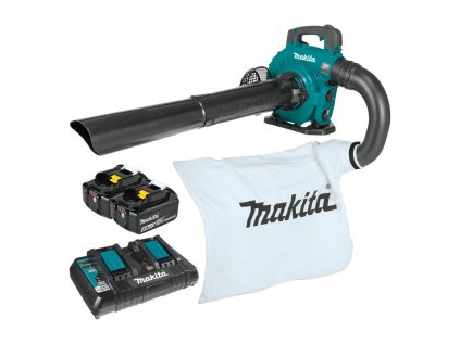 Makita DUB363PT2V Akumulátorový fukár / vysávač 18V (2x5,0Ah) | ajtech.sk