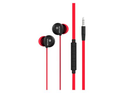 Slúchadlá SENCOR SEP 172 VCM RED | ajtech.sk