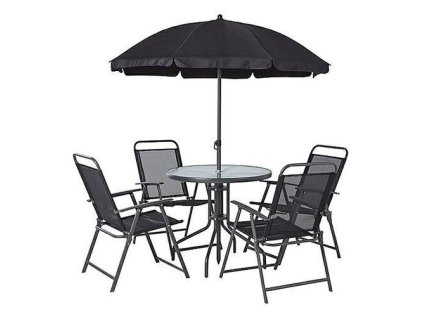 Set záhradný LETICIA GREY, stôl 85 x 71 cm, 4x s | ajtech.sk
