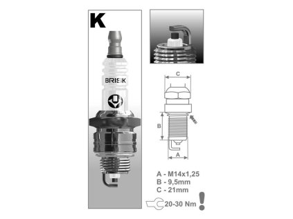 Sviečka Brisk K15YC Brisk K15YC | AJTECH.SK