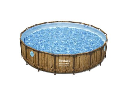 Bazén Bestway Power Steel Wood Swim Vista 5,49 x 1,22 m 56977 | ajtech.sk