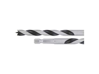 Makita Špirálový vrták do dreva stopka 1/4" šesťhran 10 x 87/130mm | ajtech.sk