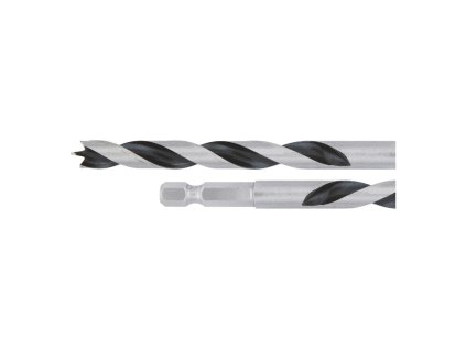 Makita Špirálový vrták do dreva stopka 1/4" šesťhran 12 x 101/150mm | ajtech.sk