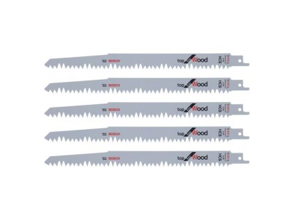 Bosch S 1531 L Pílový list pre chvostové píly na drevo 240 mm, 5 ks 2608650676 | ajtech.sk