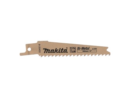 Makita B-20454 Pílový list pre chvostové píly na drevo s kovmi 100 mm, 5 ks | ajtech.sk