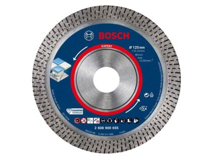 Bosch Diamantový rezací kotúč EXPERT HardCeramic 125 x 22,23 x 1,4 x 10 mm | ajtech.sk