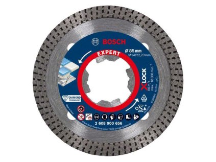 Bosch Diamantový rezací kotúč EXPERT HardCeramic X-LOCK 85 × 22,23 × 1,6 × 7 mm | ajtech.sk