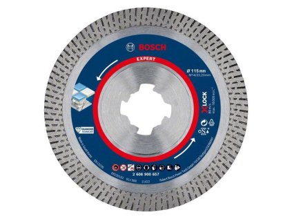 Bosch Diamantový rezací kotúč EXPERT HardCeramic X-LOCK 115 x 22,23 x 1,4 x 10 mm | ajtech.sk
