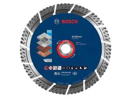 Bosch Diamantový rezací kotúč EXPERT MultiMaterial 230 × 22,23 × 2,4 ×15  mm | ajtech.sk