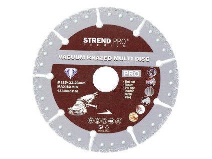 STREND PRO Premium, kotúč diamantový, rezný, multi, 115 x 22,23 mm | ajtech.sk