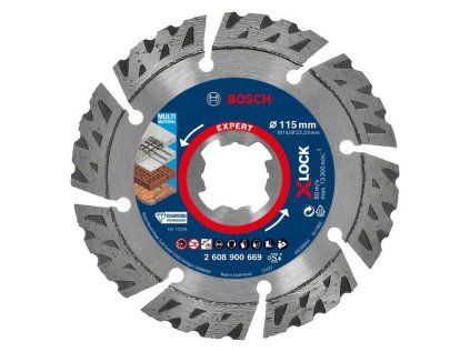 Diamantový kotúč Bosch X-Lock EXPERT MultiMaterial | extratech.sk