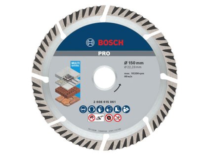 Bosch PRO Multi Material 150 x 22,23 x 2,4 mm | ajtech.sk